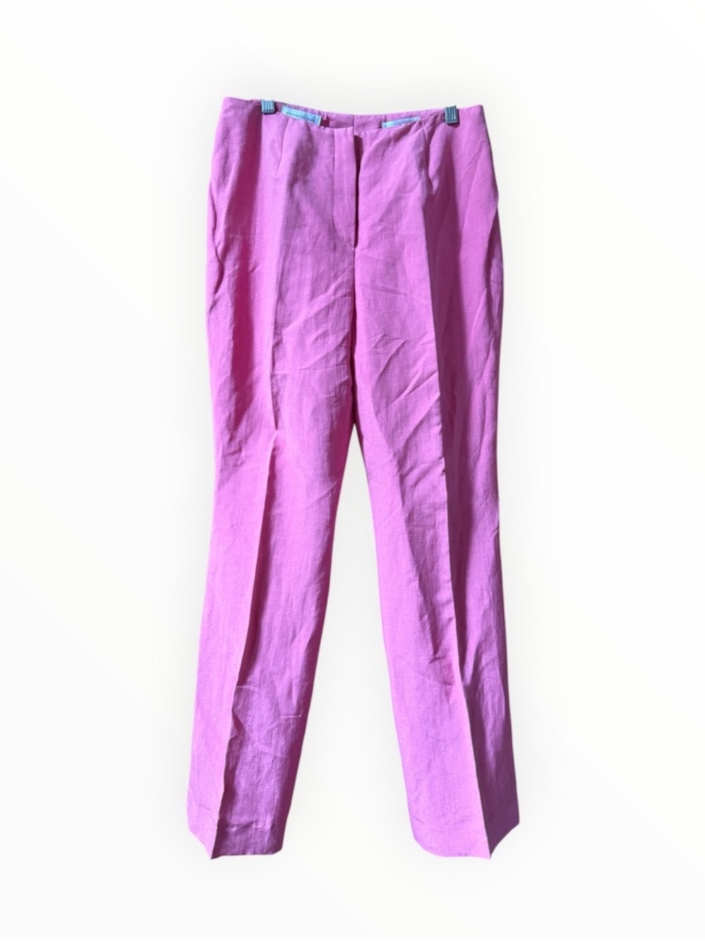 Bernard Zins Paris Silk Linen pink trouser pants women’s 8 made in France